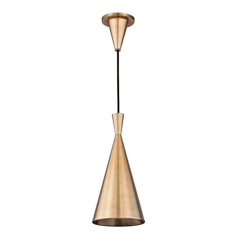 Hudson Valley Ovid Pendant Light in Aged Brass