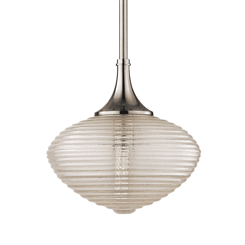 Hudson Valley Knox 12" Pendant Light in Satin Nickel