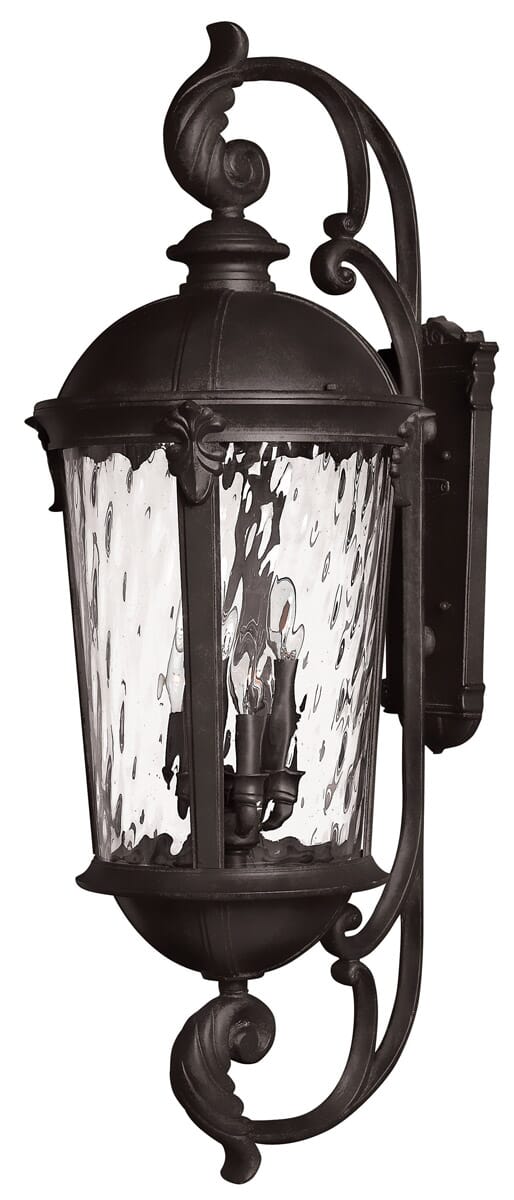 Hinkley Windsor 6-Light Outdoor Extra Large Wall Mount in Black