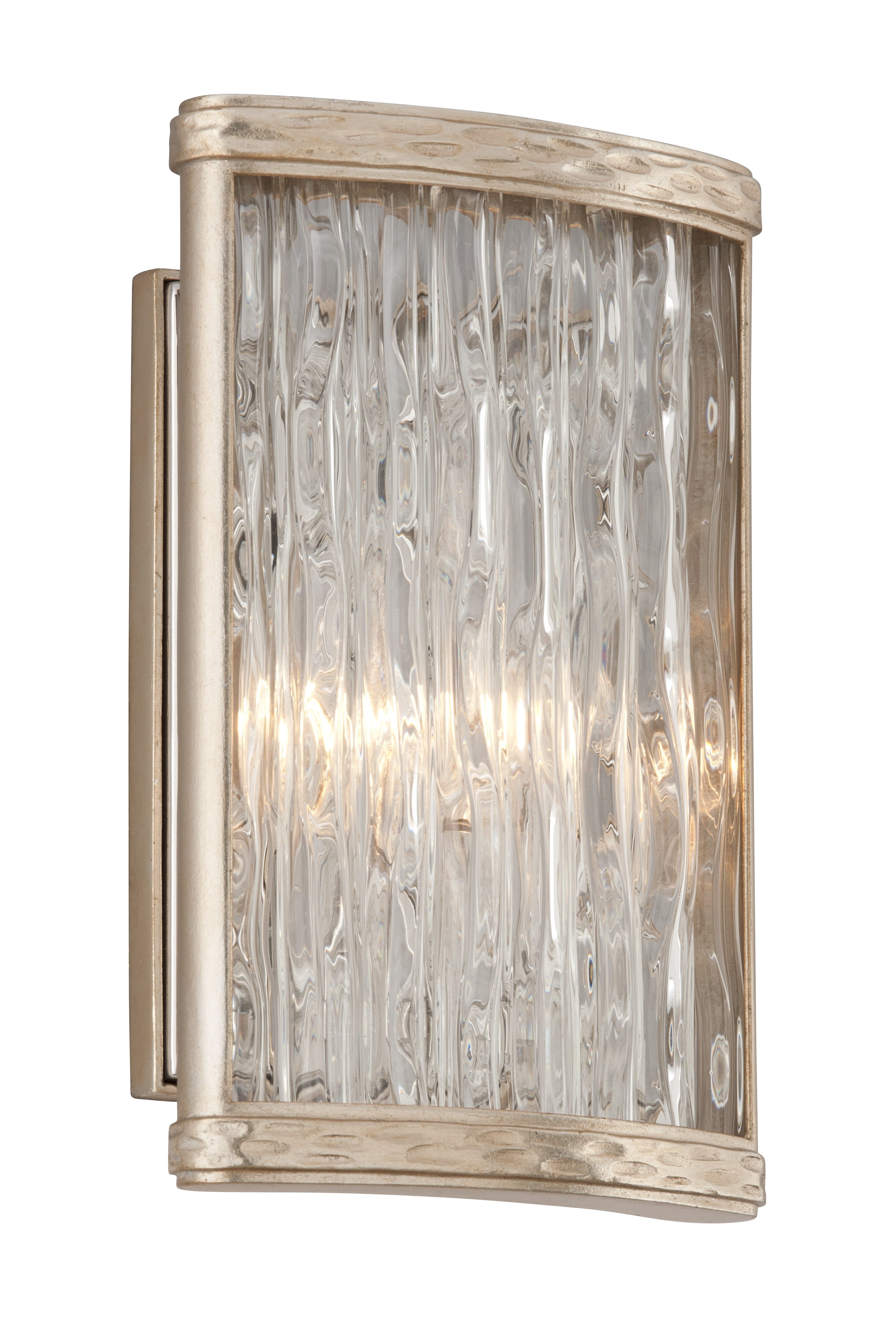 Corbett Pipe Dream Wall Sconce in Silver Leaf