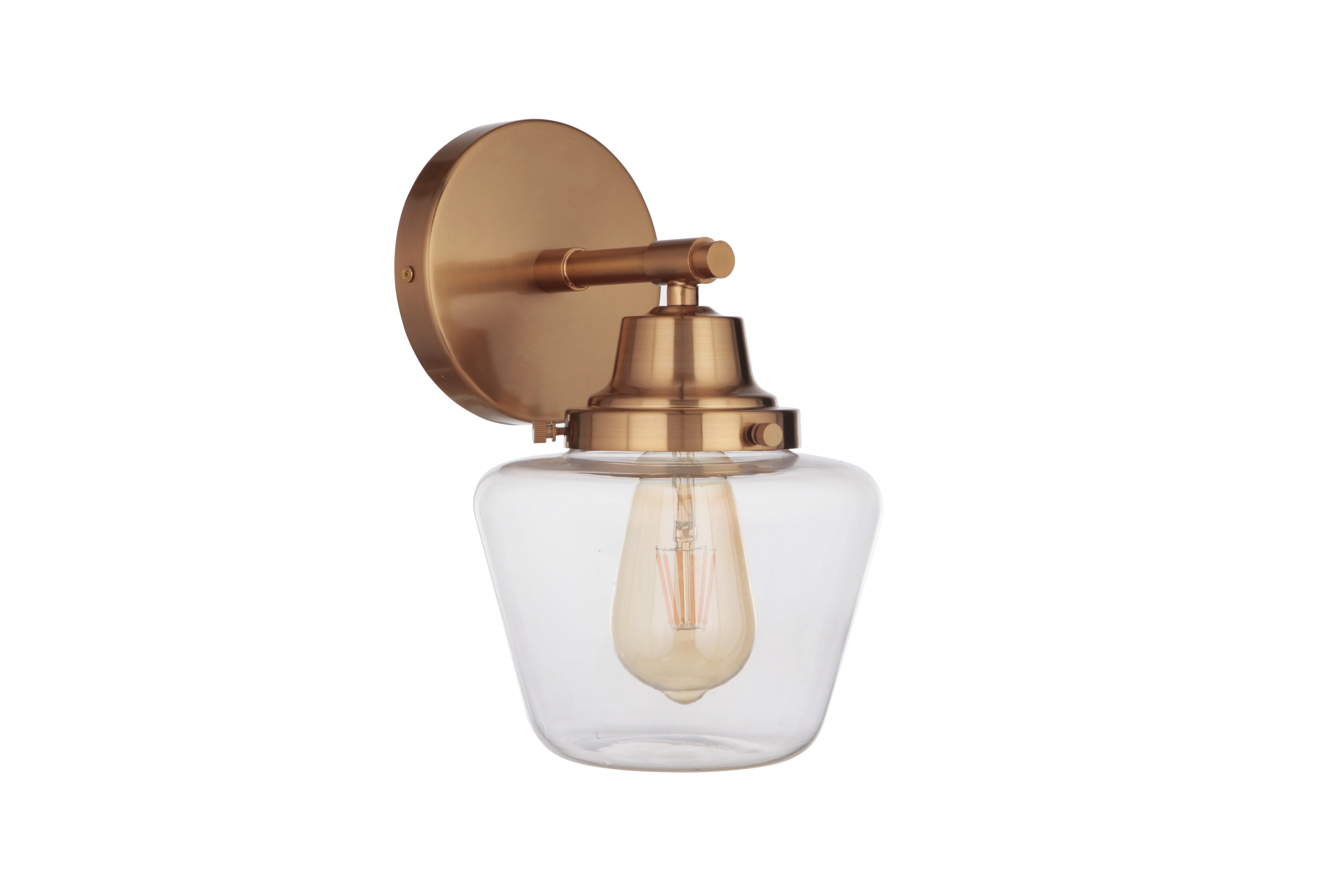 Craftmade Essex Wall Sconce in Satin Brass