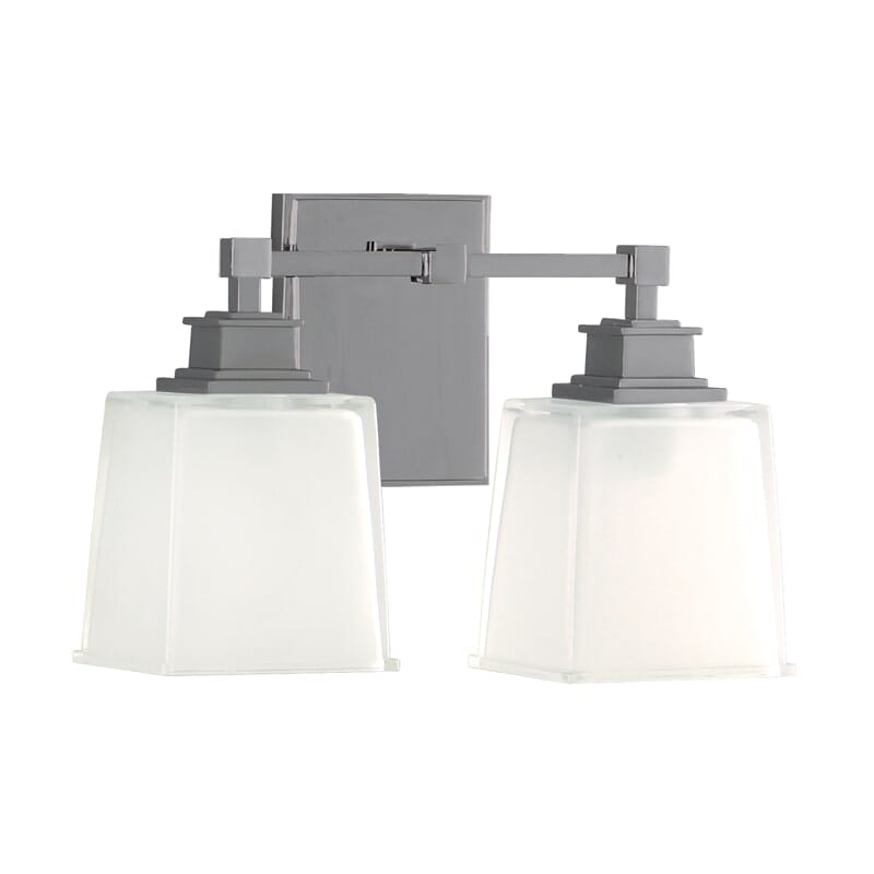 Hudson Valley Berwick 2-Light 14" Bathroom Vanity Light in Satin Nickel