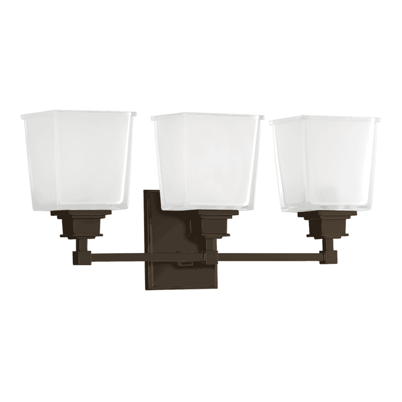 Hudson Valley Berwick 3-Light 21" Bathroom Vanity Light in Old Bronze