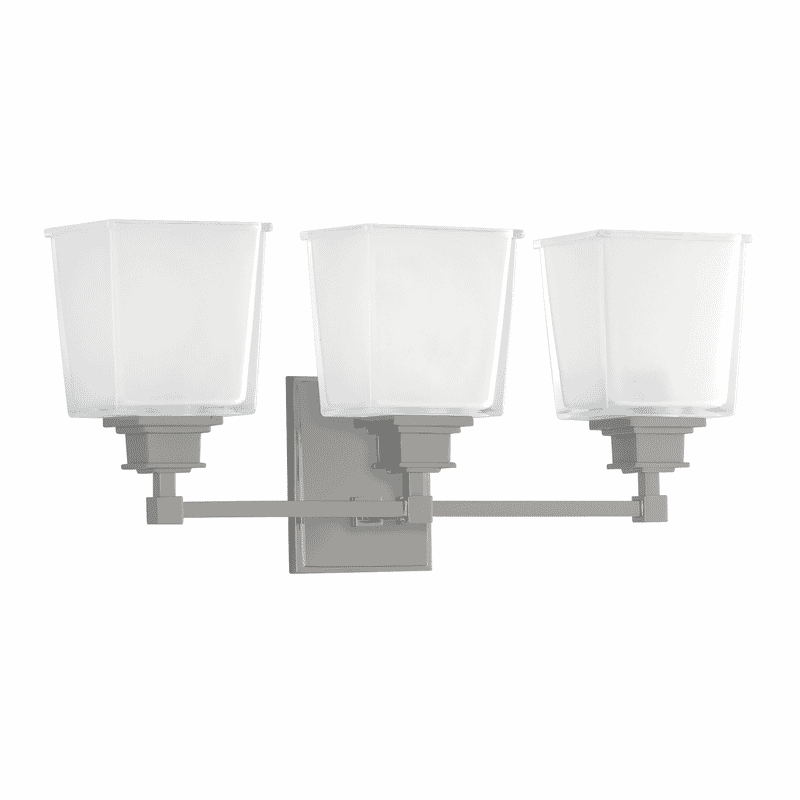 Hudson Valley Berwick 3-Light 21" Bathroom Vanity Light in Satin Nickel