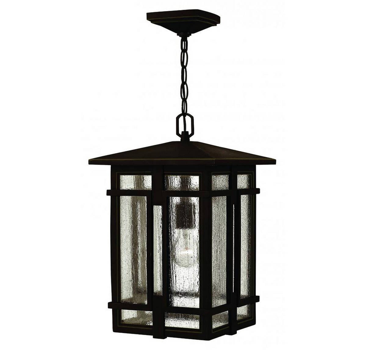 Hinkley Tucker 1-Light Outdoor Hanging Light in Oil Rubbed Bronze