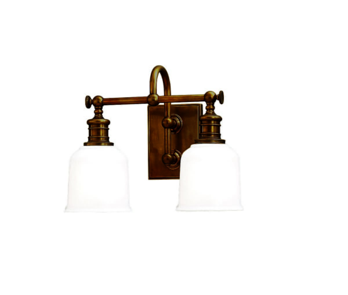 Hudson Valley Keswick 2-Light 14" Bathroom Vanity Light in Old Bronze