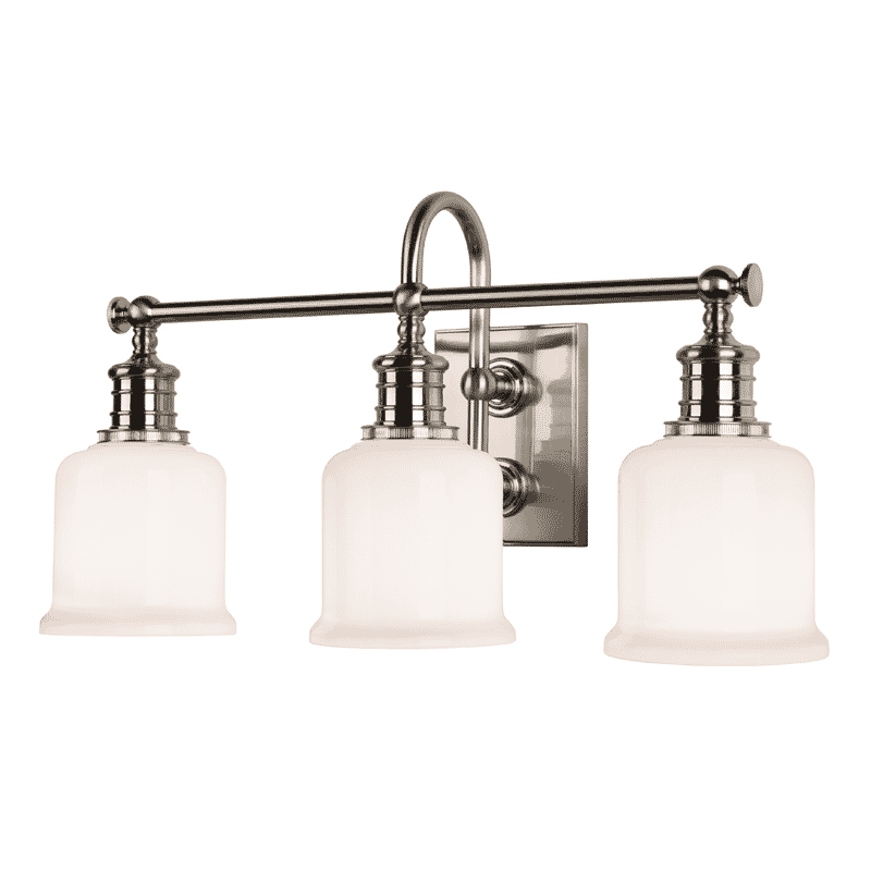 Hudson Valley Keswick 3-Light 21" Bathroom Vanity Light in Satin Nickel