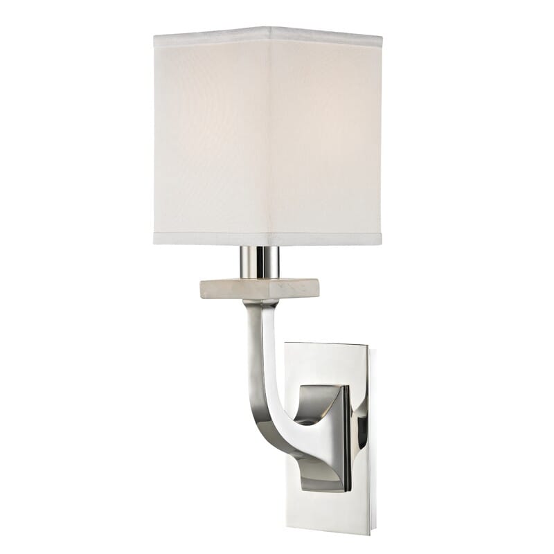 Hudson Valley Rockwell 13" Wall Sconce in Polished Nickel