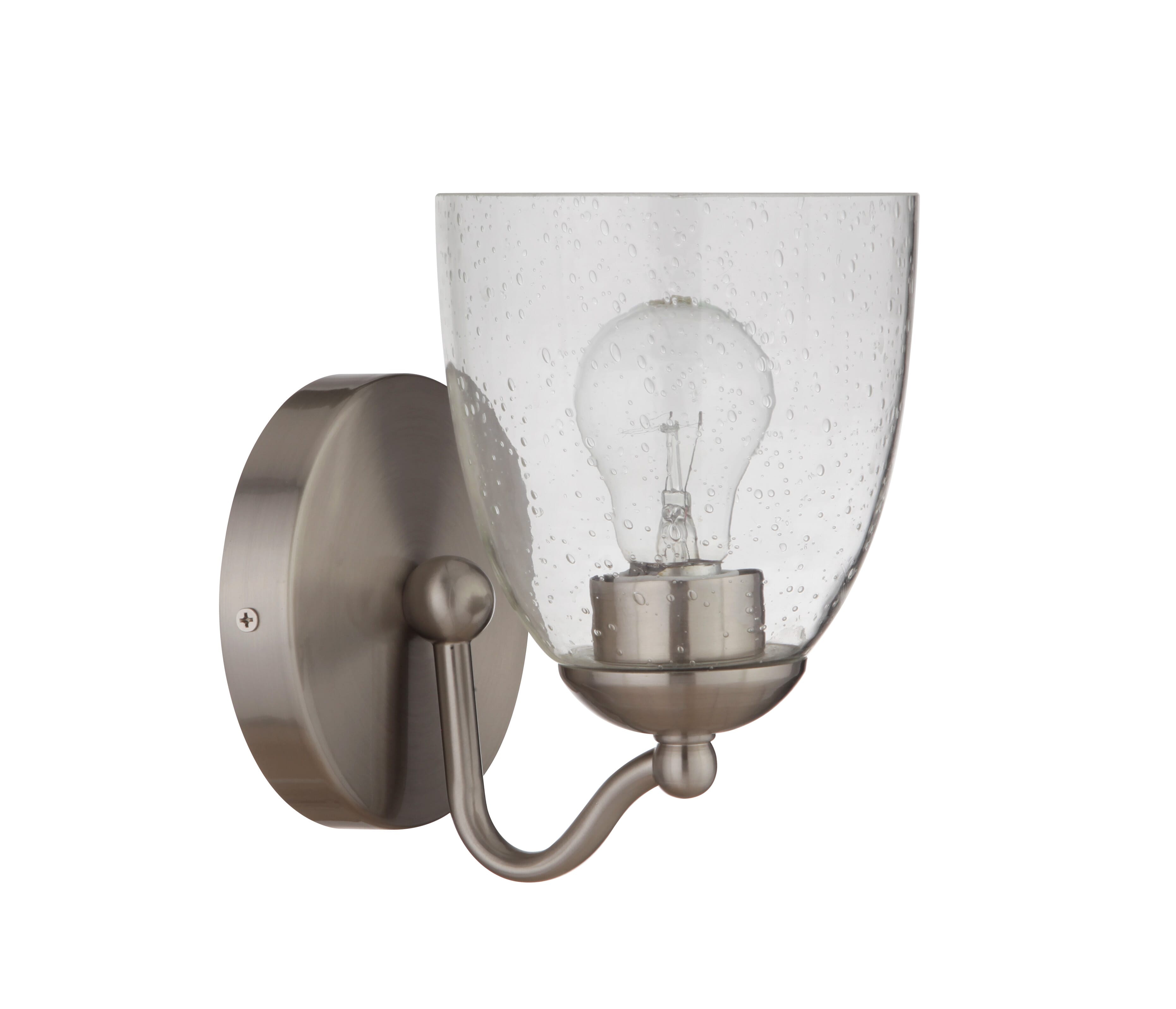 Craftmade Hillridge 10" Wall Sconce in Brushed Polished Nickel