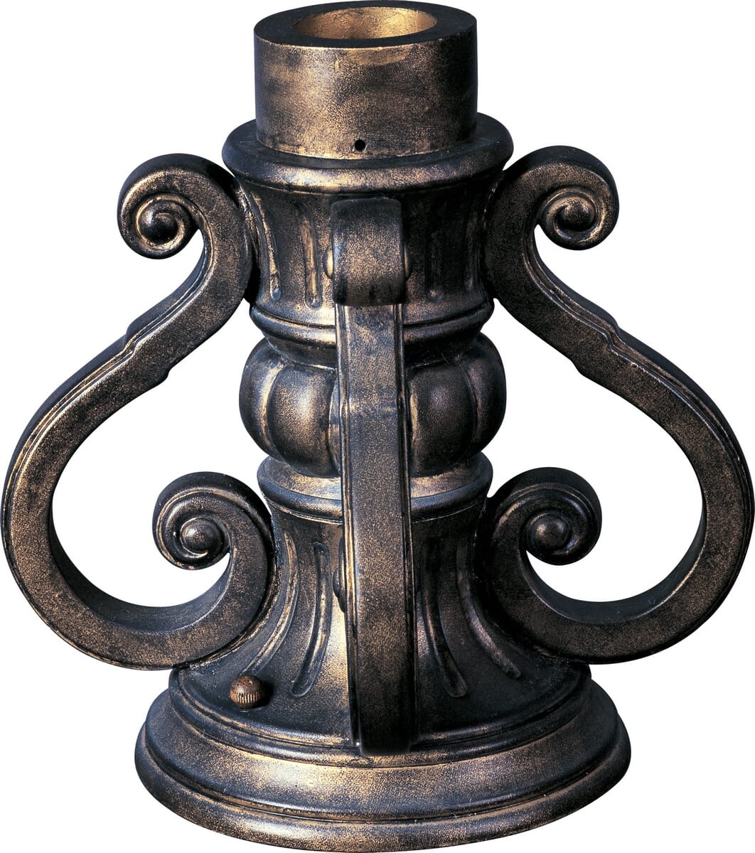 Maxim Lighting 10" Outdoor Pier Mount in Oriental Bronze