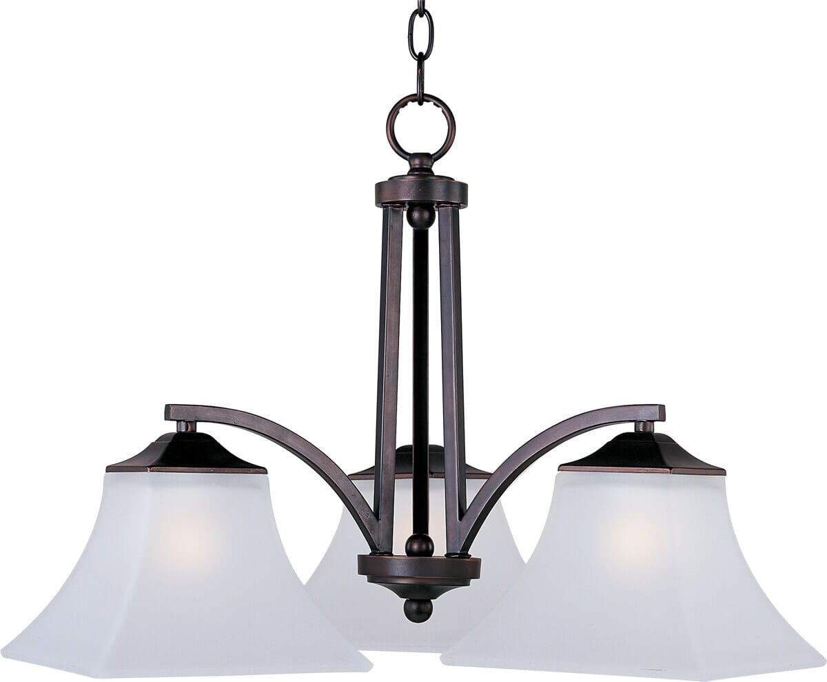 Maxim Lighting Aurora 3-Light Down Lt. Chandelier in Bronze