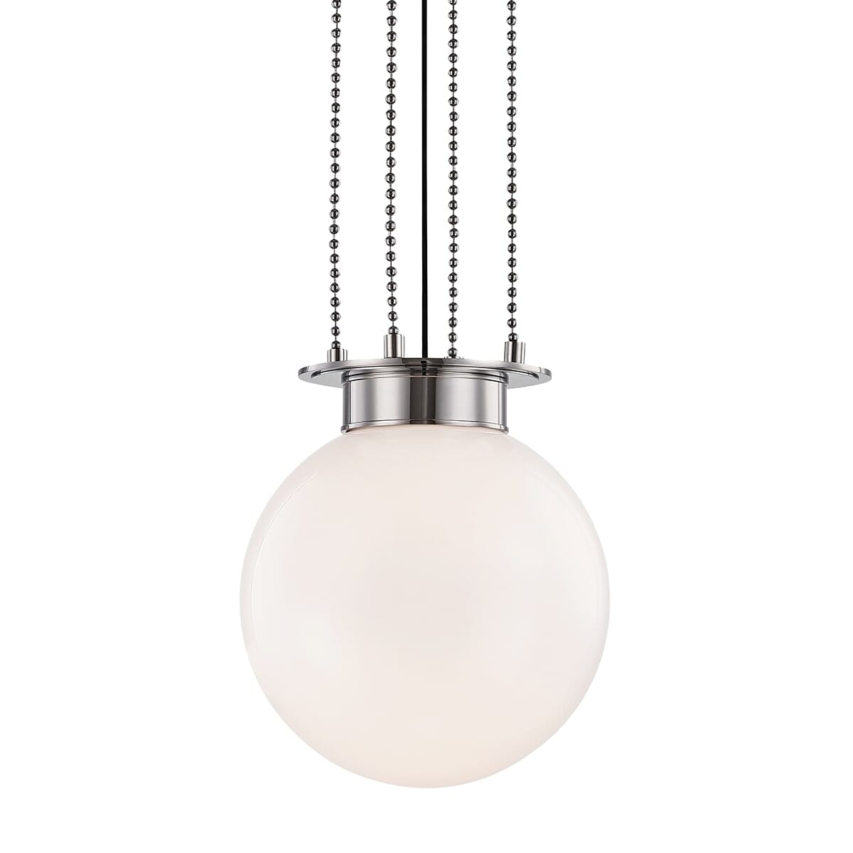 Hudson Valley Gunther Pendant Light in Polished Nickel