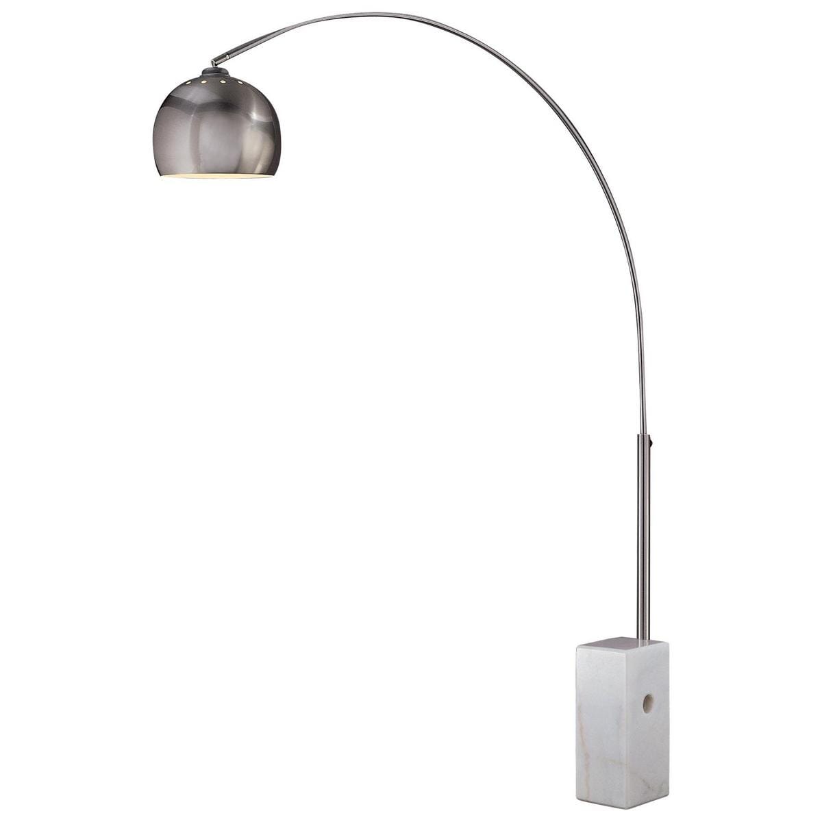 George Kovacs George's Reading Room 73" Floor Lamp in Brushed Nickel