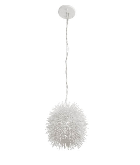 Varaluz Urchin Mini Pendant in White