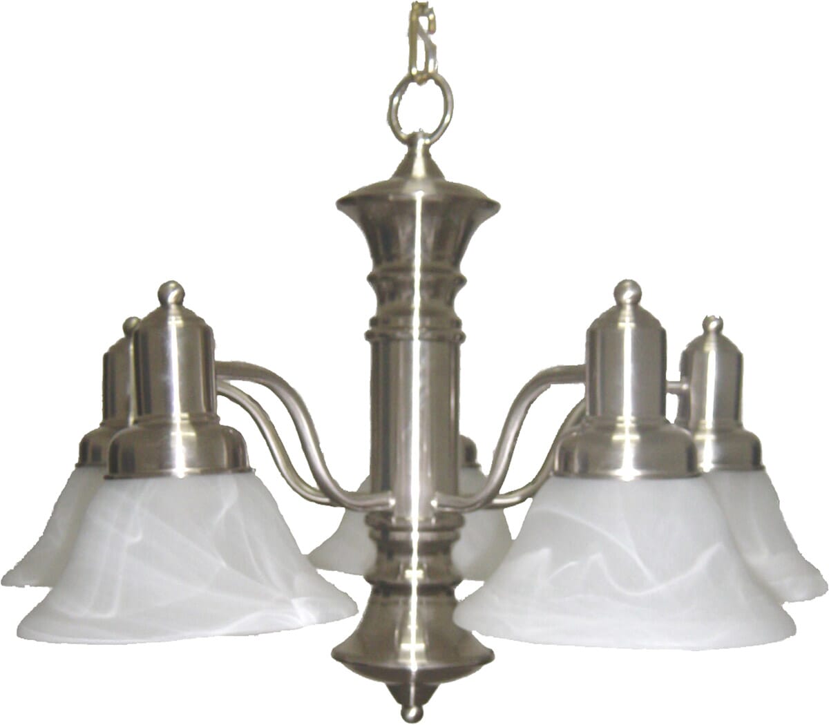 Maxim Lighting Newburg 5-Lt Down Lt. Chandelier, Nickel