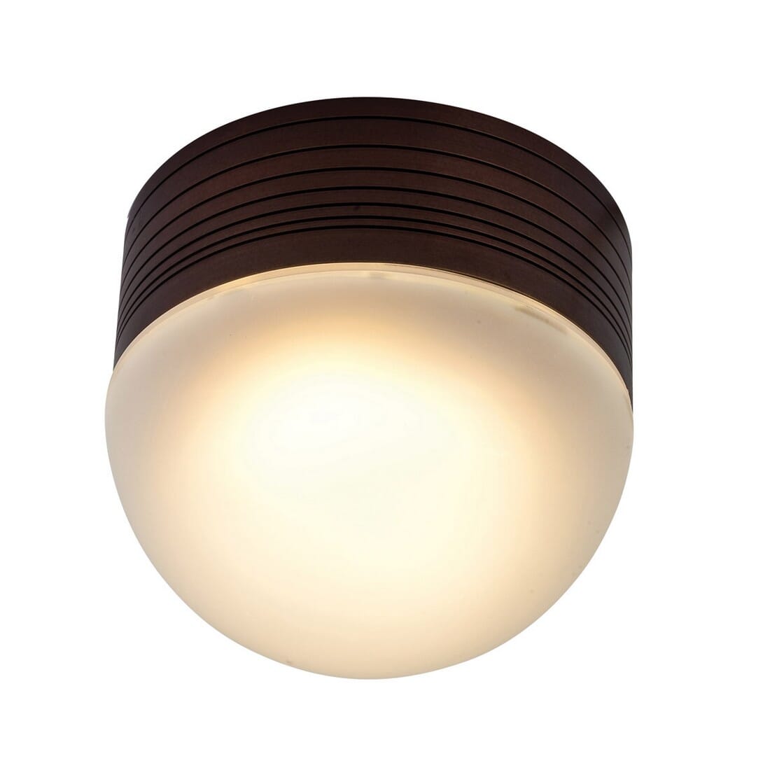 Access Lighting MicroMoon 5" LED Outdoor Flush Mount in Bronze