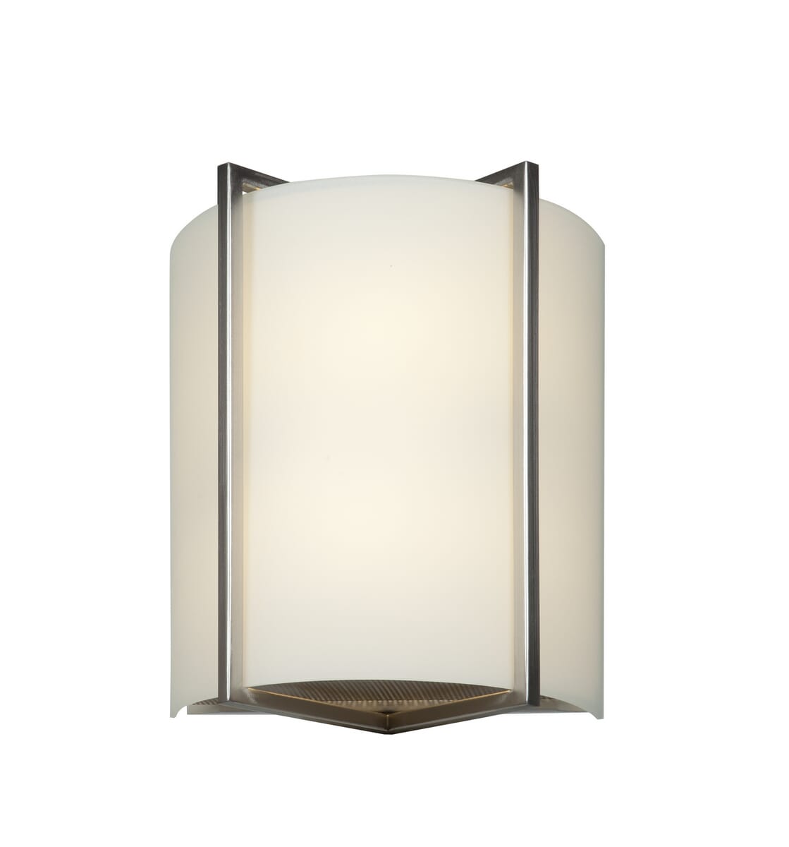 Access Vector 2-Light 11" Wall Sconce in Brushed Steel