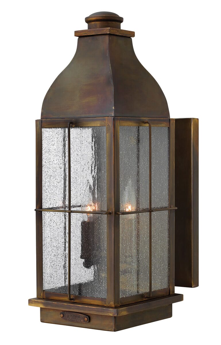 Hinkley Bingham 3-Light Outdoor Large Wall Mount in Sienna