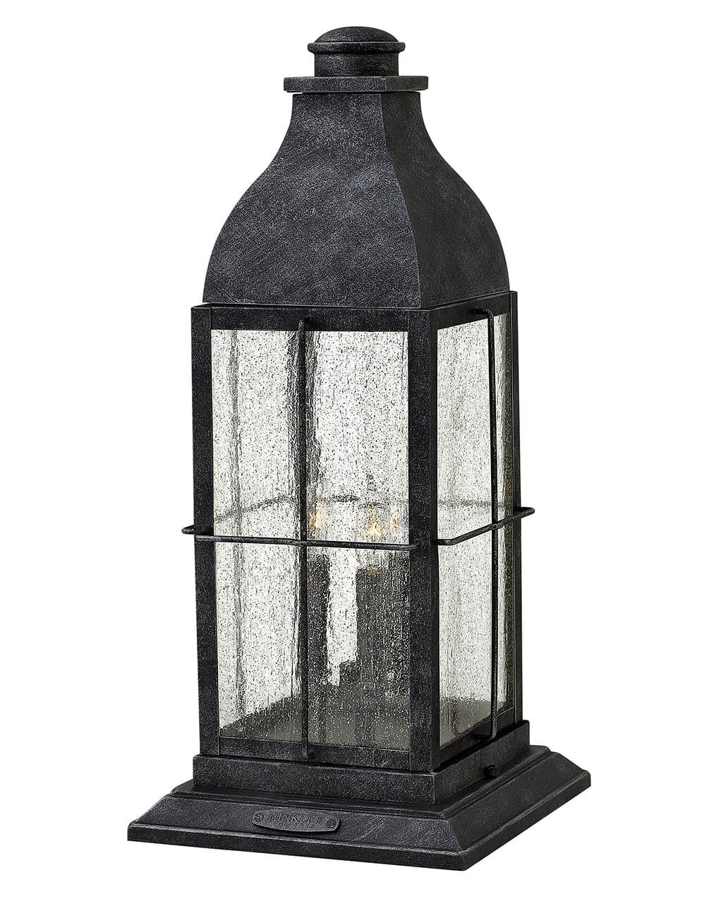 Hinkley Bingham 3-Light 21" Pier Mount in Greystone