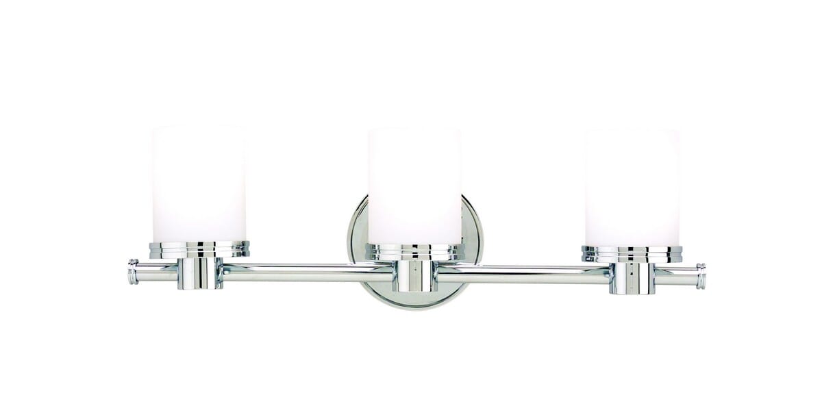 Hudson Valley Southport 3-Light 19" Bathroom Vanity Light in Polished Chrome