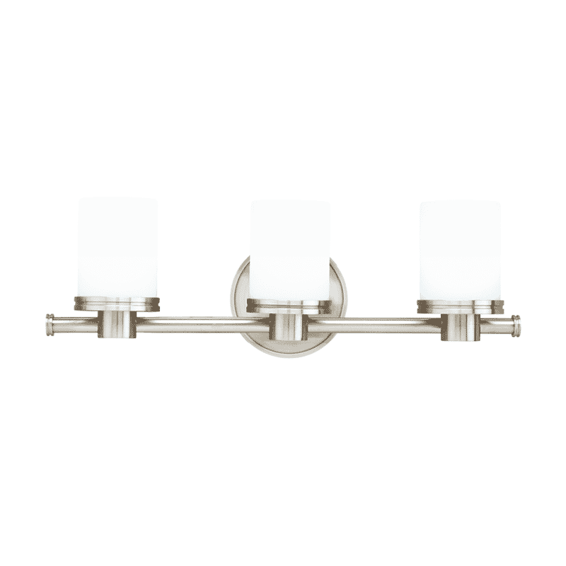 Hudson Valley Southport 3-Light 19" Bathroom Vanity Light in Satin Nickel