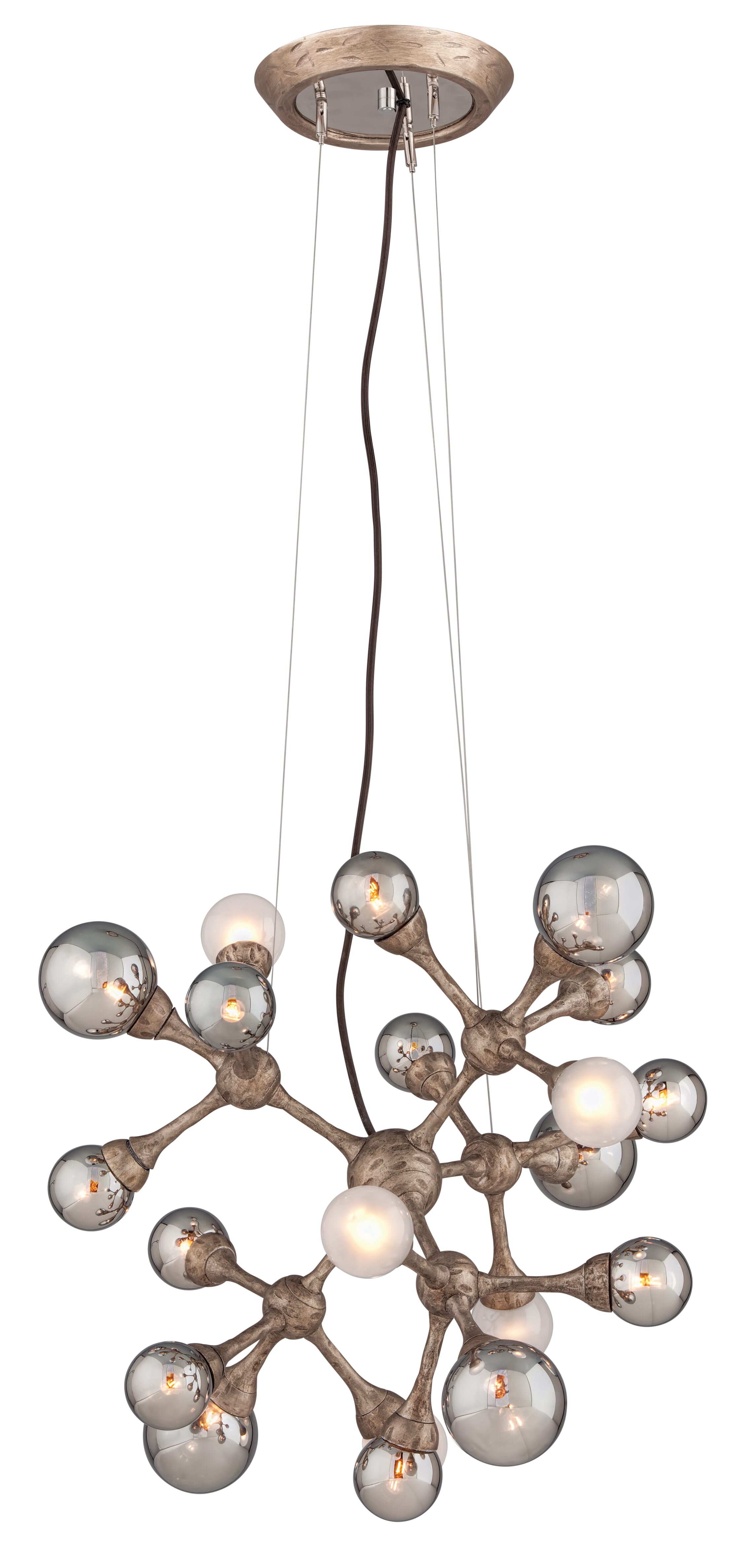 Corbett Element 20-Light Pendant Light in Vienna Bronze