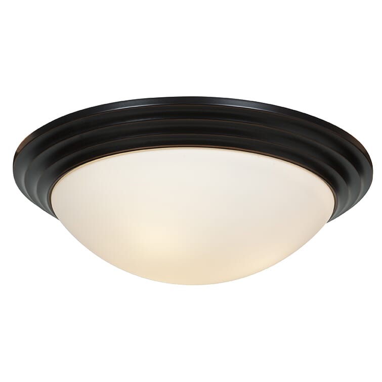 Access Lighting Strata 3-Light Flush Mount in Oil Rubbed Bronze