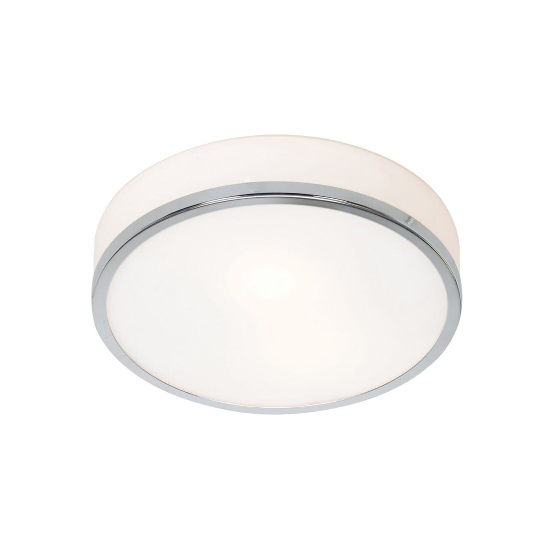 Access Lighting Aero 10" Flush Ceiling Light in Brushed Steel