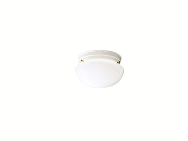 Kichler Ceiling Space 1-Light 7.5" Flush Mount in White 12-Pack