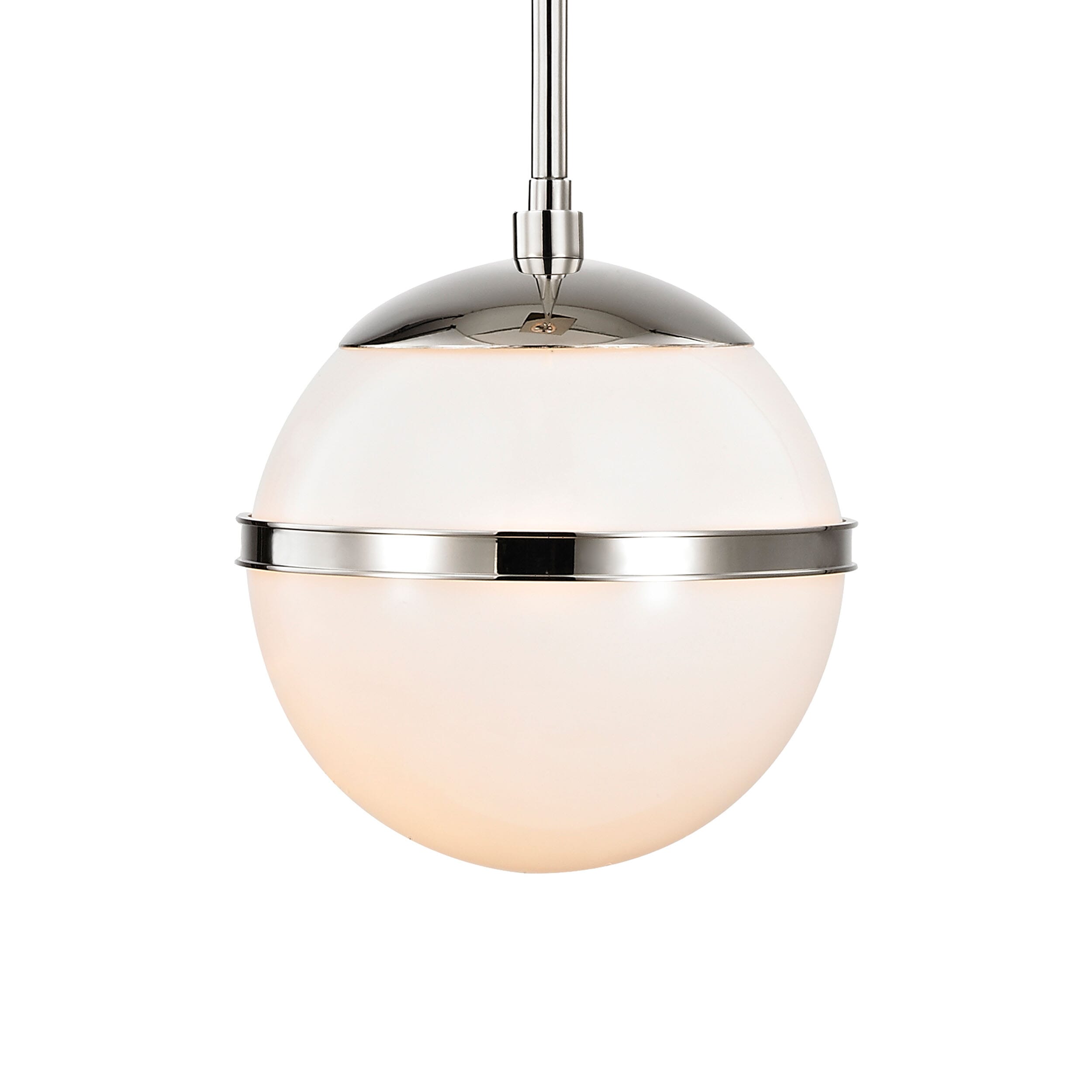 Brian Patrick Flynn for Crystorama Truax 8" Pendant in Polished Nickel