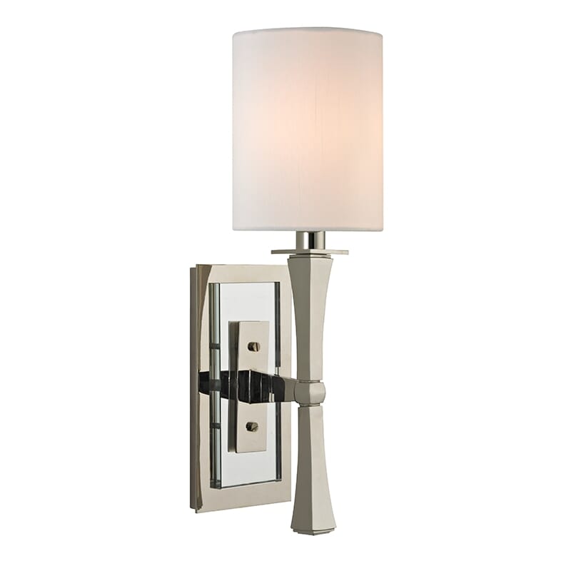 Hudson Valley York 17" Wall Sconce in Polished Nickel