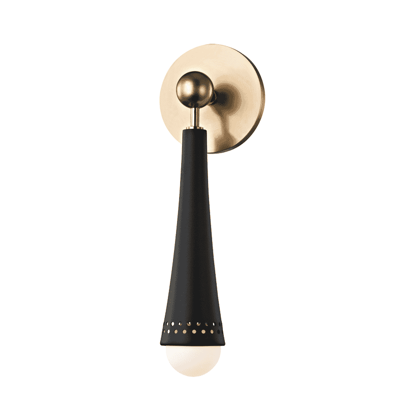 Hudson Valley Tupelo Wall Sconce in Aged Brass