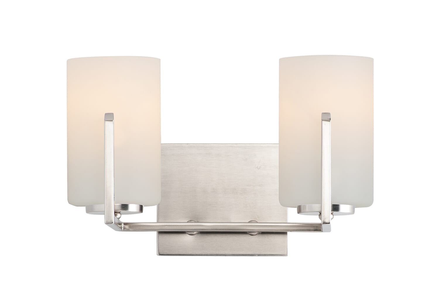 Maxim Dart 2-Light Bathroom Vanity Light in Satin Nickel