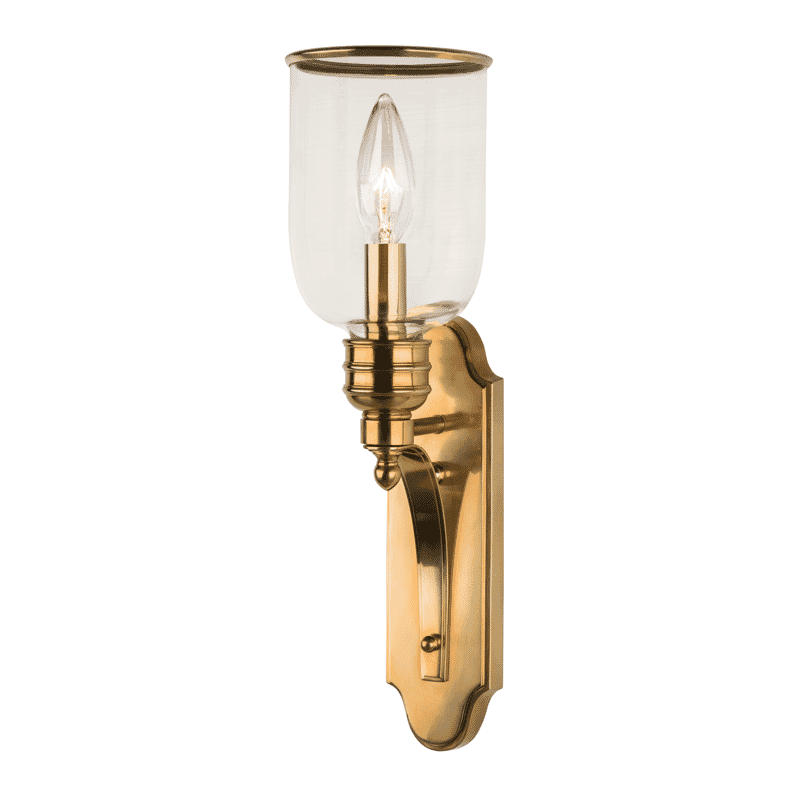 Hudson Valley Beekman 15" Wall Sconce in Aged Brass