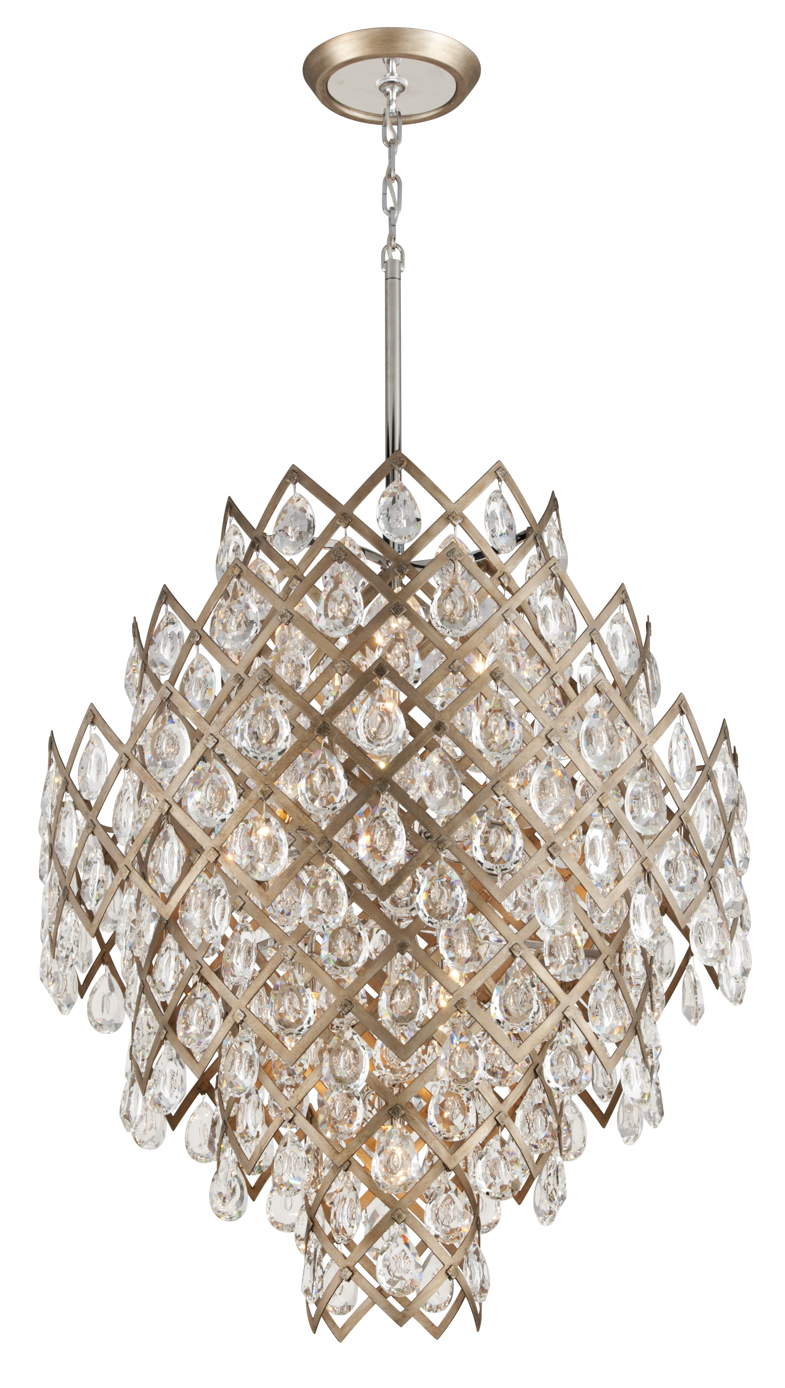 Corbett Tiara 11-Light Pendant Light in Vienna Bronze