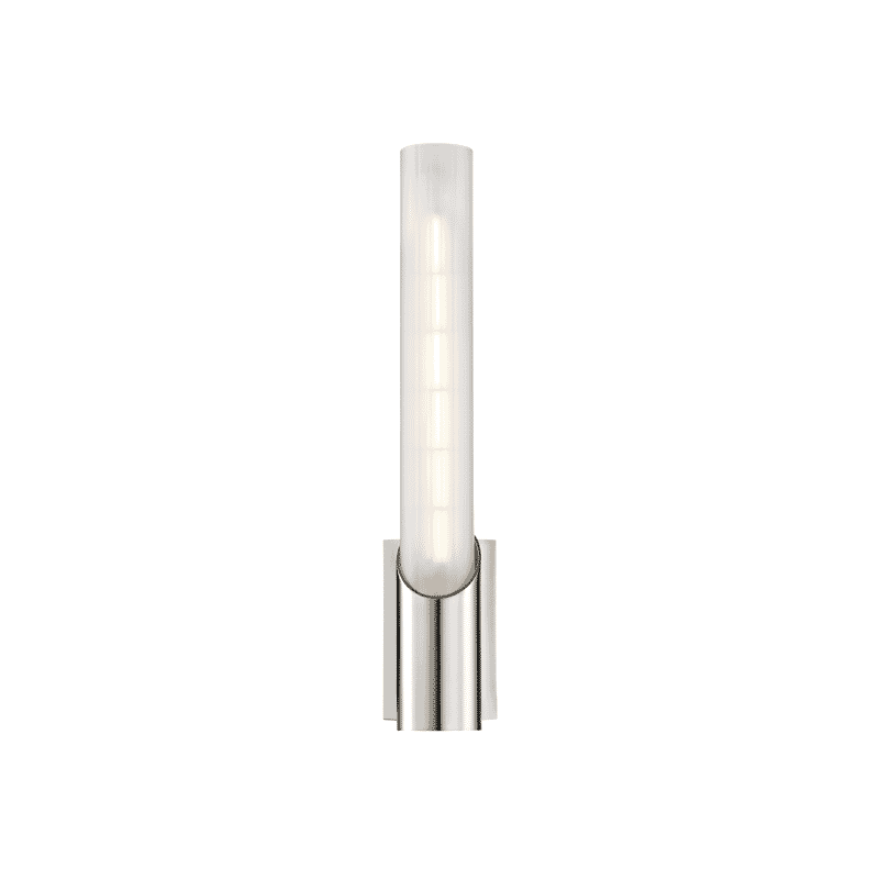 Hudson Valley Pylon 14" Wall Sconce in Polished Nickel