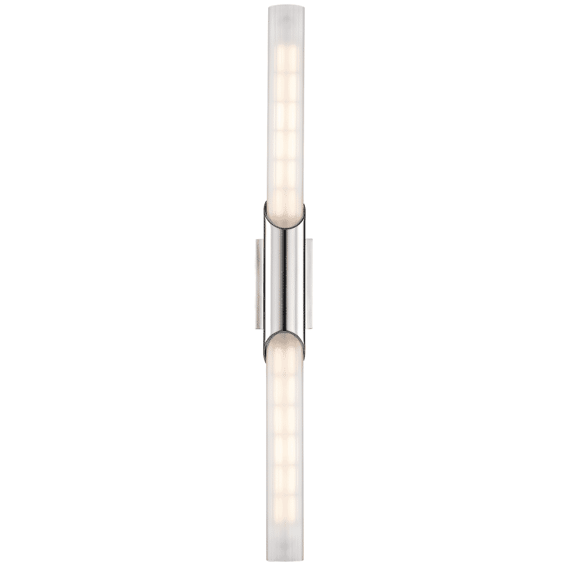 Hudson Valley Pylon 2-Light 26" Wall Sconce in Polished Chrome