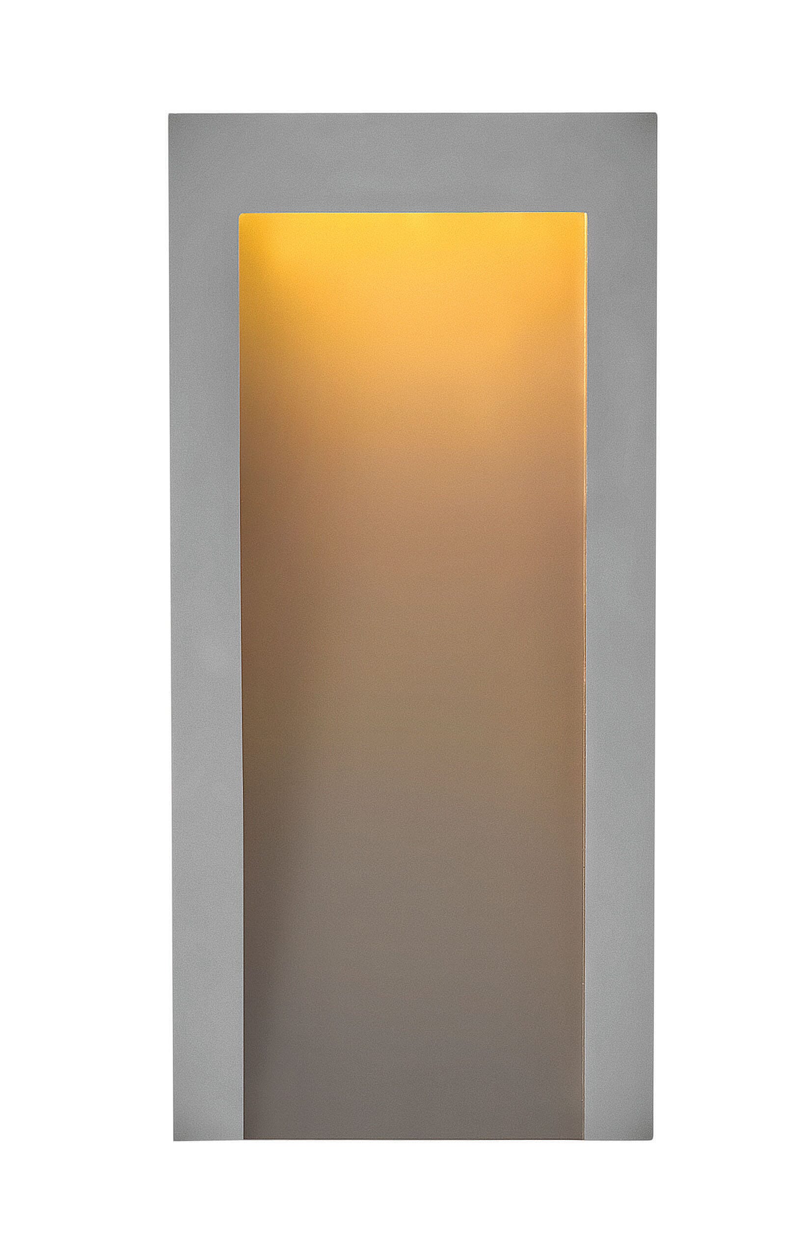 Hinkley Taper LED 15" Outdoor Wall Light in Textured Graphite