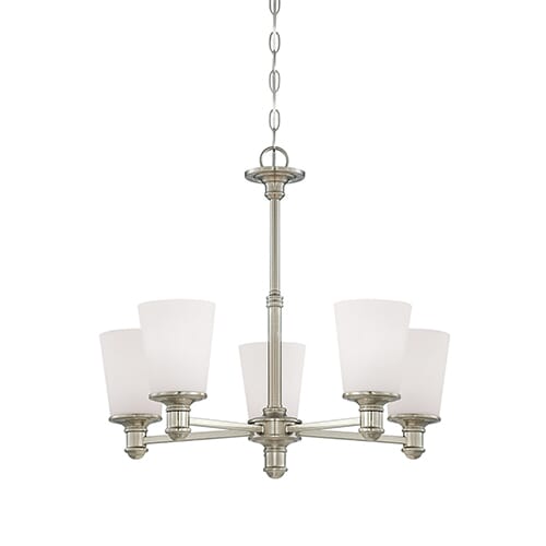 Millennium Lighting Cimmaron 5-Light Chandelier in Satin Nickel