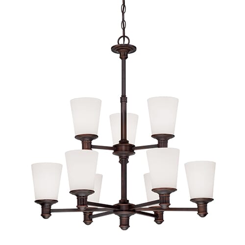 Millennium Lighting Cimmaron 9-Light Chandelier in Rubbed Bronze