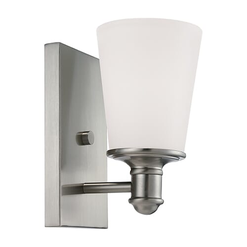 Millennium Lighting Cimmaron 1-Light Wall Sconce in Satin Nickel