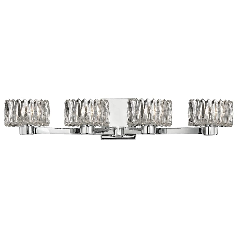 Hudson Valley Anson 4-Light 27" Bathroom Vanity Light in Polished Chrome