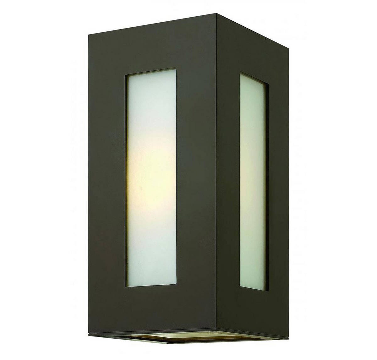 Hinkley Dorian 1-Light LED Outdoor Small Wall Mount in Bronze