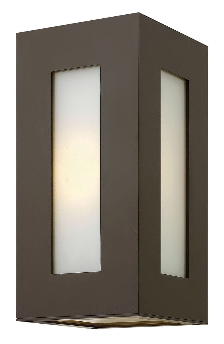 Hinkley Dorian 1-Light Outdoor Small Wall Mount in Bronze