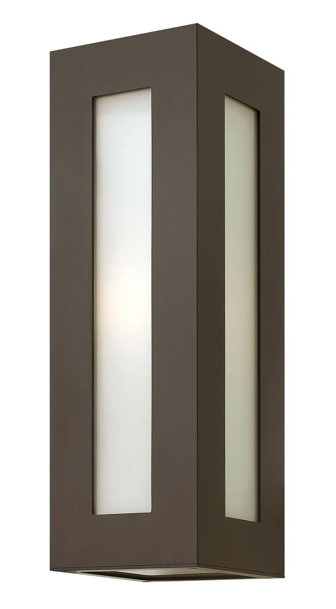 Hinkley Dorian 1-Light Outdoor Medium Wall Mount in Bronze