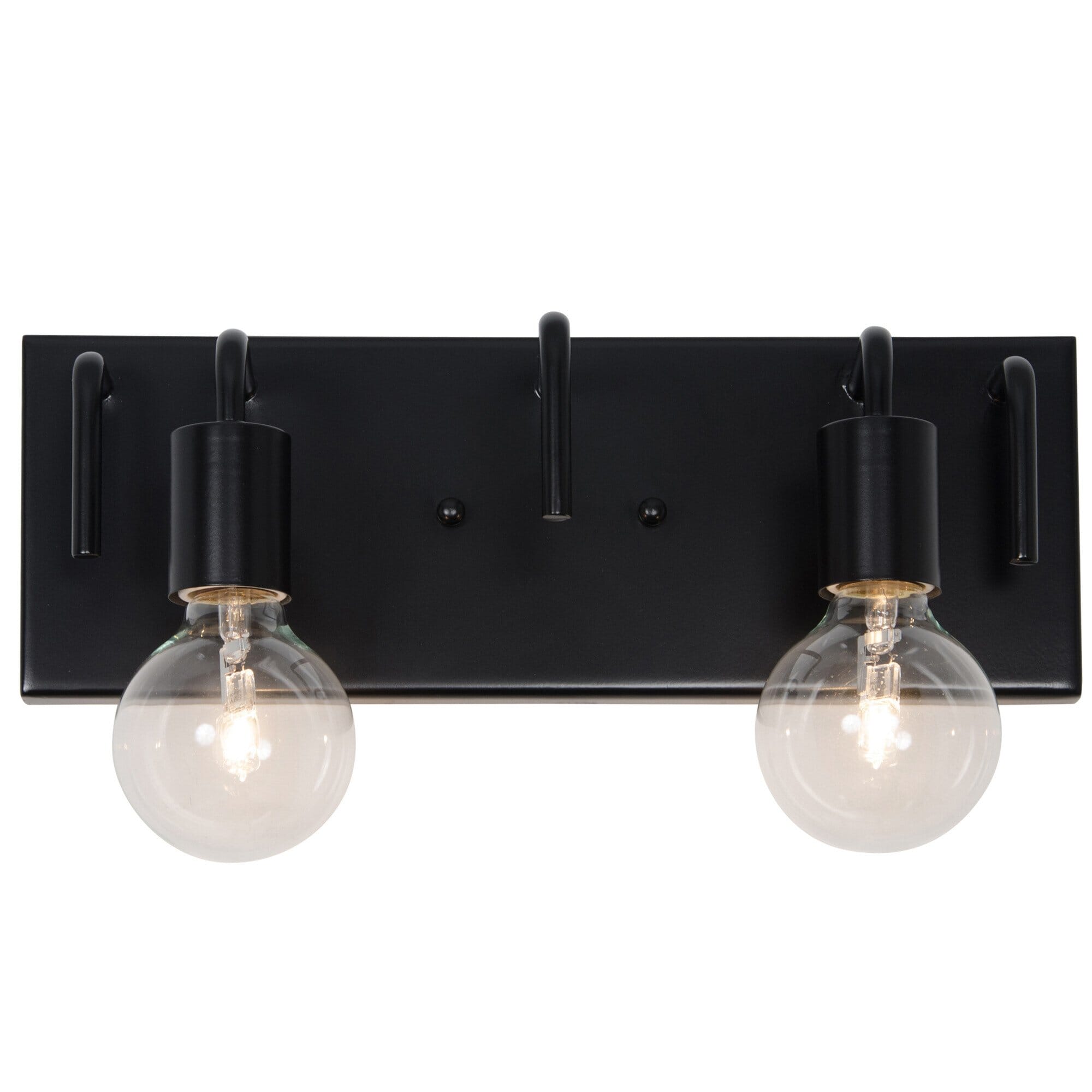 Varaluz Socket-To-Me 2-Light 5" Bathroom Vanity Light in Black