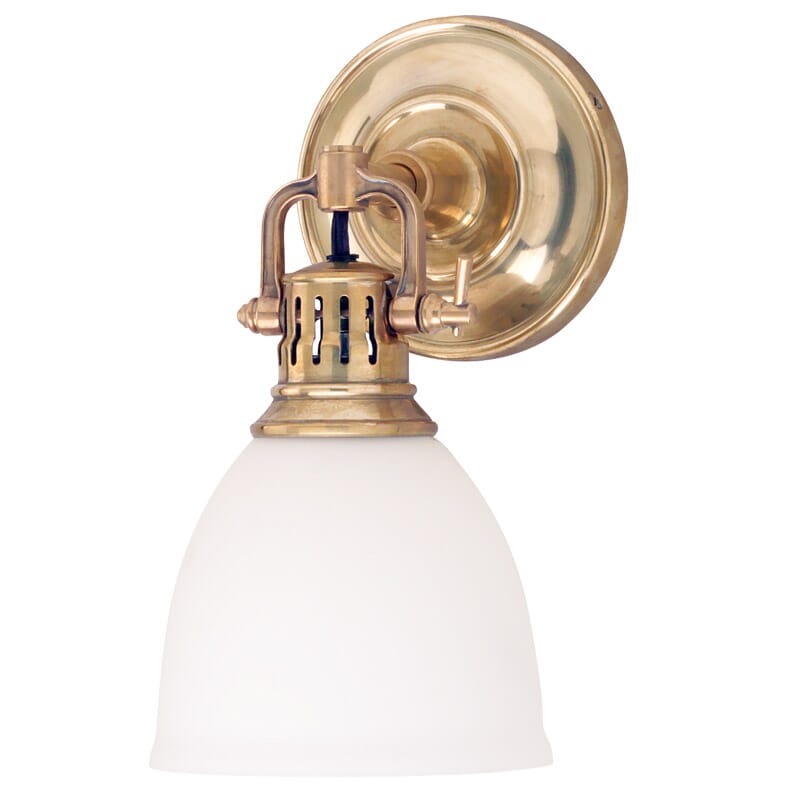 Hudson Valley Pelham 11" Wall Sconce in Aged Brass