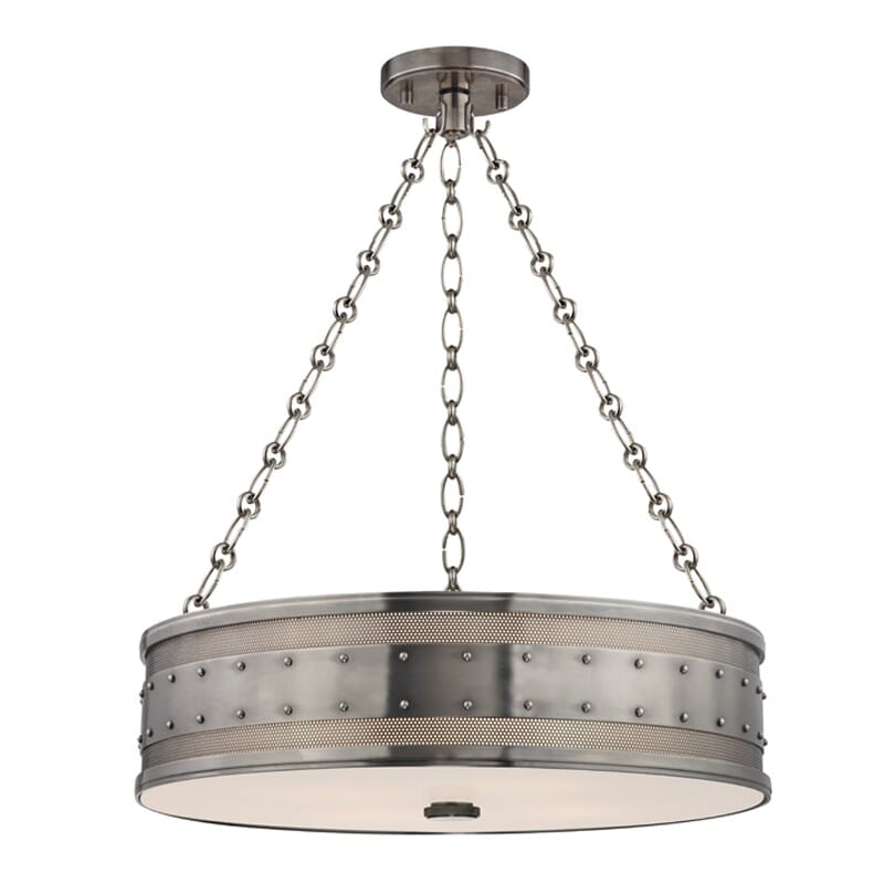 Hudson Valley Gaines 4-Light 6" Pendant Light in Historical Nickel