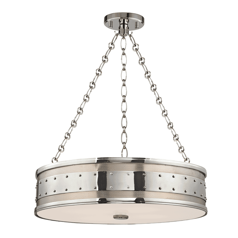 Hudson Valley Gaines 4-Light 6" Pendant Light in Polished Nickel