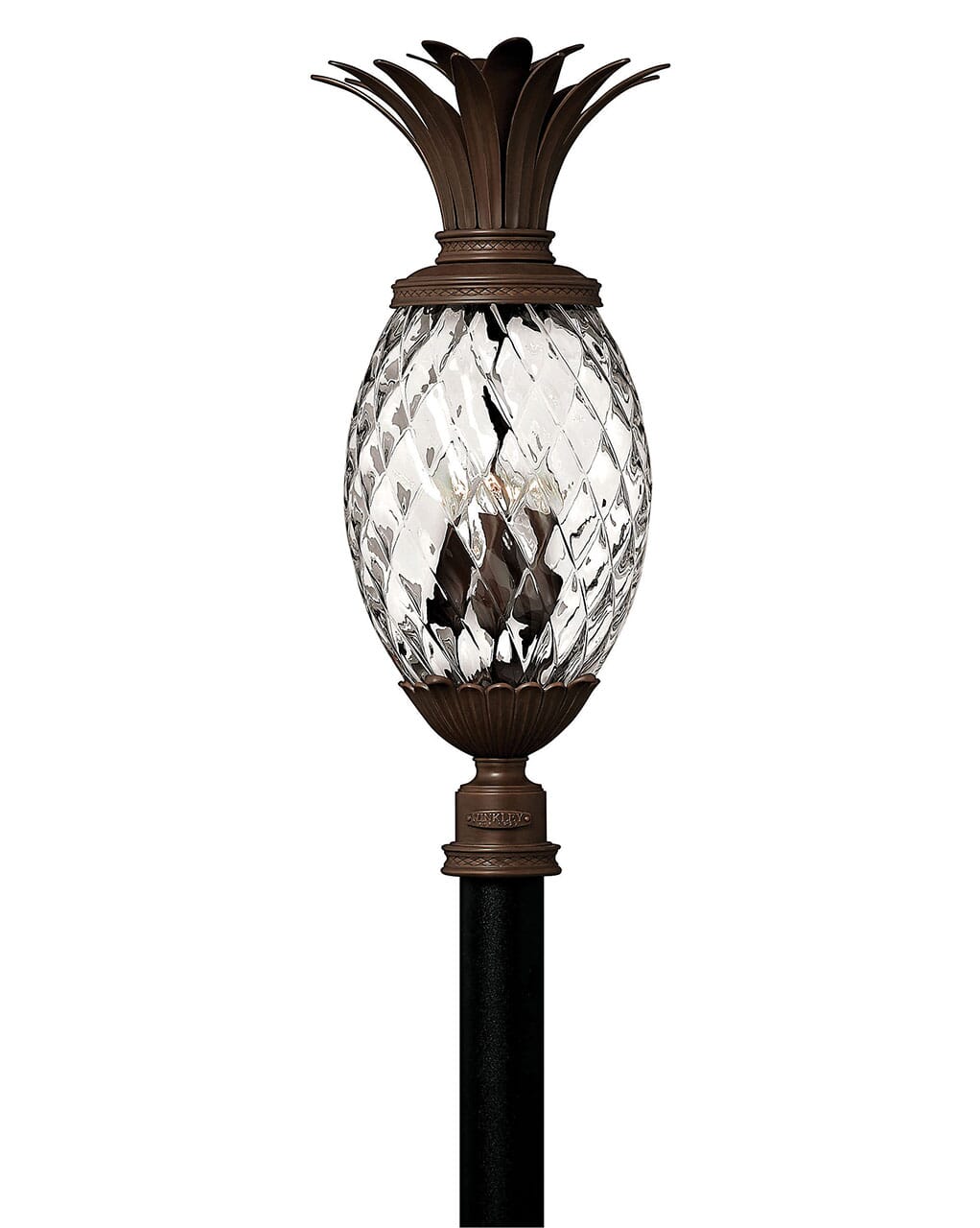 Hinkley Plantation 4-Light 30" Outdoor Post Light in Copper Bronze